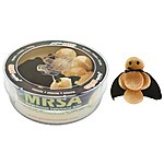 Tarrina de 3 Peluches Microbios MRSA