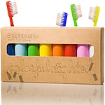 Pack de 8 Cepillos de Dientes de Viaje "Colorfulnights"