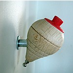 Perchero de Pared con forma de Peonza