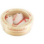 Tarrina de 3 Peluches de Microbio 'Salmonela'