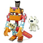 Robots de Papel Rokusuke y Hachi de "Piperoid"