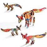 Zorros de Cartón "Totem Fox"