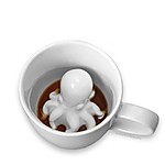 Taza con Pulpo en el Fondo
