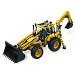 Retrocargadora "Technic" de LEGO