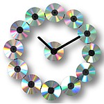 Reloj de Pared de CDs