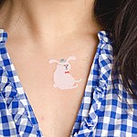 Calcomanía "Nerdy Bunny"