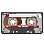 Funda Lenticular para iPhone 4  Cassette