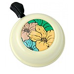 Timbre para Bicicleta "Girasoles" Crema