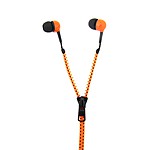 Auriculares Cremallera Naranja