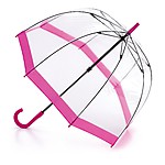 Paraguas Transparente "Birdcage" Rosa