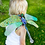 Libélula de Cartón "Totem Dragonfly"
