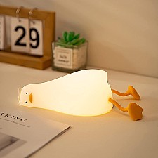 Lámpara de noche en forma de pato