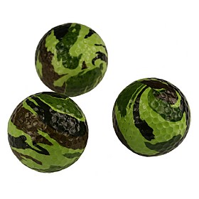 Tres Bolas De Golf De Camuflaje