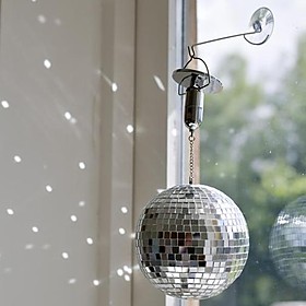 Bola De Discoteca Con Placa Solar