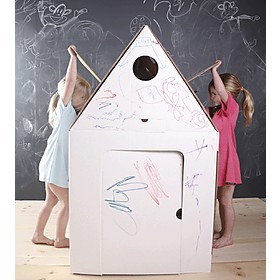 ''House'' Casa de Cart&oacute;n Grande de Kidsonroof