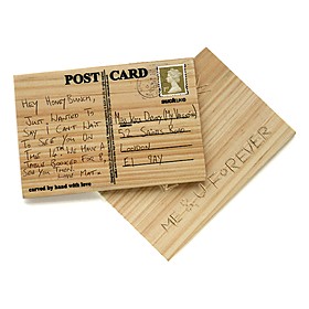 Postal De Madera Diyb