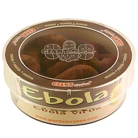 Tarrina de 3 Peluches Virus del Ébola