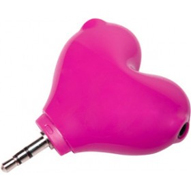 Adaptador Auriculares en Forma de Corazón
