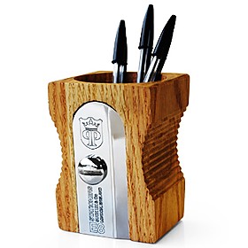 Lapicero Sacapuntas de Madera