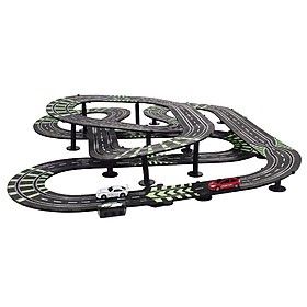 Circuito de Coches de Carrera Wind Up Racing Car Track