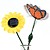 Gadget Solar de Flor y Mariposa