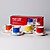 Pack de tazas expresso 'Pantone' con plato