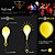 Así funcionan estos globos de colores con luz LED