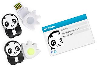 With your Poken Panda no need for visiting/business cards anymore