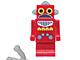 USB de robot en rojo