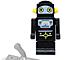 USB de robot en negro 