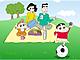 Shin-chan y su familia