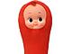 La muñeca Kewpie disfrazada de hueva de bacalao