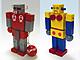Varios modelos: robot espacial, robot preso, robot chica...