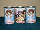 Latas con dibujos manga