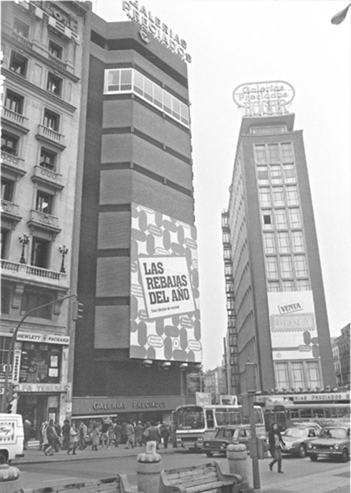 Galerías Preciados en los años setenta