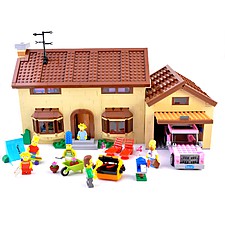 Casa de Los Simpsons de LEGO
