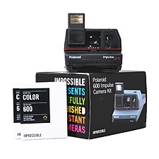 Kit Cámara Polaroid Instantánea 600 Impulse