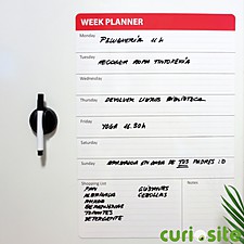 Pizarra Magnética Week Planner