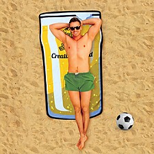 Toalla de Playa Gigante Pinta de Cerveza