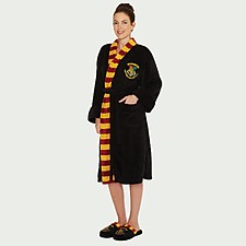 Bata de Harry Potter con emblema de Hogwarts