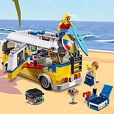 Furgoneta de playa de LEGO CREATOR