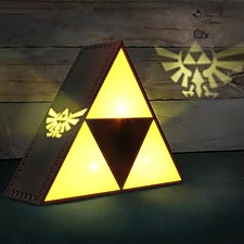 Lámpara con forma de la Trifuerza de The Legend of Zelda