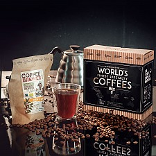 Caja de regalo con los 5 mejores cafés del mundo