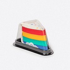 Calcetines originales tarta arcoíris