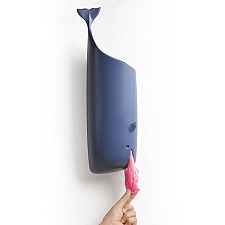 Dispensador de bolsas o papel higiénico en forma de ballena