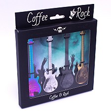 Cucharillas guitarra eléctrica. Coffee & Rock