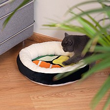Cama para gatos y perros en forma de sushi