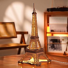 Puzzle 3D para construir la Torre Eiffel