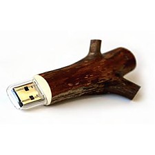 Memoria USB de Madera