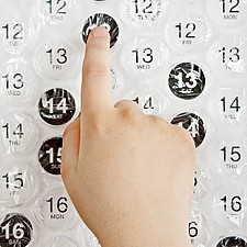 Calendario 2012 de Burbujas Explotables